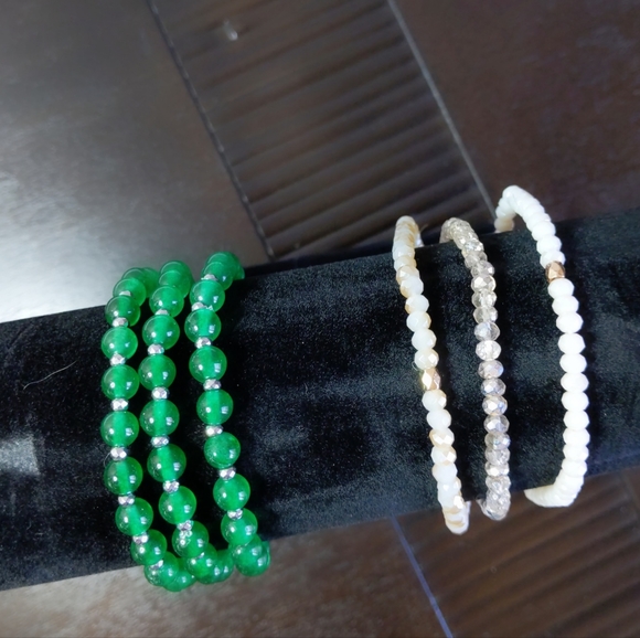 Beaded bracelets set of two - Picture 1 of 9